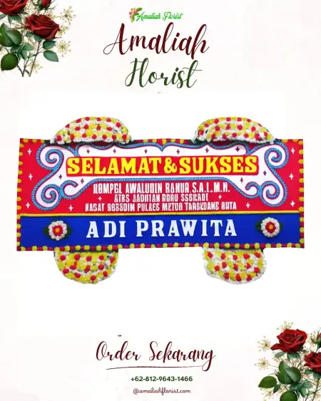 Papan Bunga Ucapan Selamat Tering